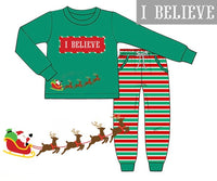 PRE ORDER Boys Smocked I Believe Jogger Set | ETA to LBS: OCTOBER