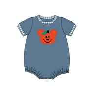 PRE ORDER Boys Appliqué Jack-o-lantern Mouse Bubble | ETA to LBS: SEPTEMBER