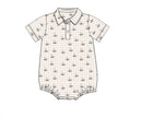 PRE ORDER Boys Gingham Mallards Polo Bubble | ETA to LBS: SEPTEMBER