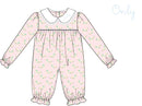 PRE ORDER Girls Mallards on a Pond Long Romper | ETA to LBS: DECEMBER
