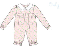 PRE ORDER Girls Mallards on a Pond Long Romper | ETA to LBS: DECEMBER