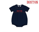 PRE ORDER Boys Custom Smock Velvet Tartan Tidings Bubble | ETA to LBS: OCTOBER