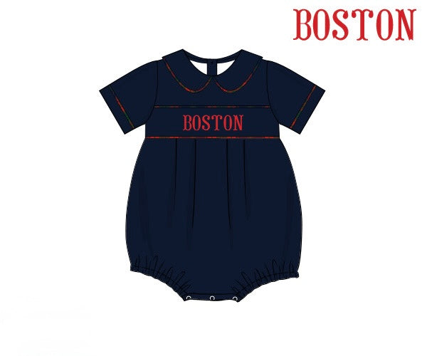 PRE ORDER Boys Custom Smock Velvet Tartan Tidings Bubble | ETA to LBS: OCTOBER