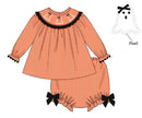 PRE ORDER Girls Smocked Pearl Ghosts Bloomer Set & Dress | ETA to LBS: SEPTEMBER