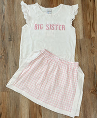 Big Sister French Knot Skort Set