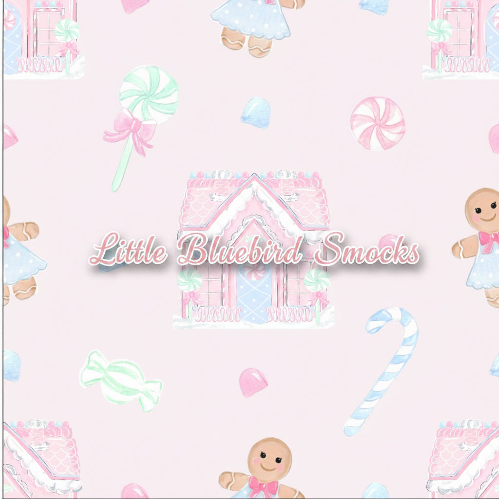 PRE ORDER Girls Smocked Gingerbread Wonderland Bubble | ETA to LBS: OCTOBER