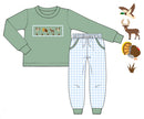 PRE ORDER Boys Smocked Little Sportsman Jogger Set | ETA to LBS: SEPTEMBER