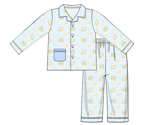 PRE ORDER Boys Oh Holy Night Knit 2-Piece Lounge Set | ETA to LBS: OCTOBER