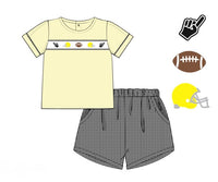 Boys Embroidered Team Spirit Short Set