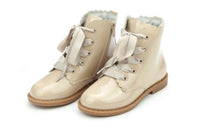 PRE ORDER Josephine Patent Scallop Boot | ETA: 2 Weeks