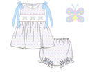 PRE ORDER Girls Smocked Butterfly’s Bloomer Set ETA: MAY