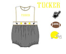 Boys Embroidered Team Spirit Bubble