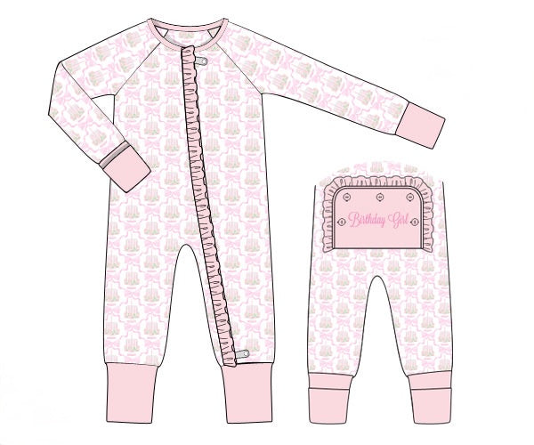 PRE ORDER Girls Birthday Girl Knit Lounge Zippy | ETA to LBS: JUNE