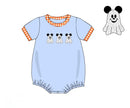 PRE ORDER Boys French Knot Not So Spooky Mouse Ghost Bubble | ETA to LBS: SEPTEMBER