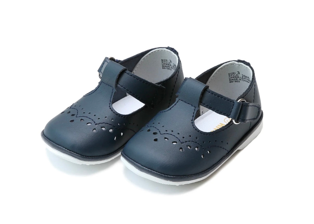 PRE ORDER Angel Birdie Leather T-Strap Mary Jane (Baby) | ETA: 2 Weeks