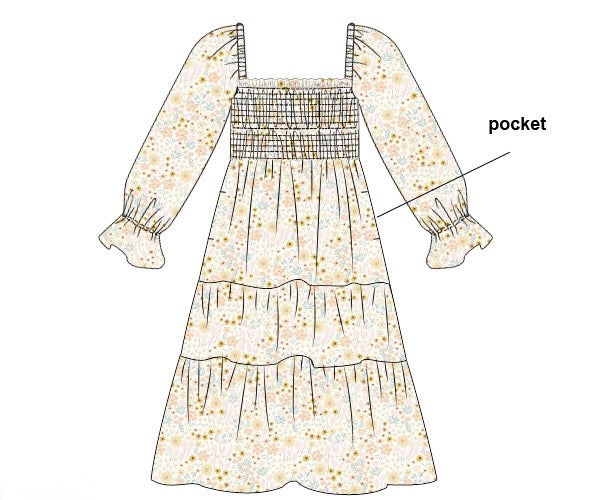 PRE ORDER Women’s Country Harvest Blooms Maxi Dress | ETA to LBS: SEPTEMBER
