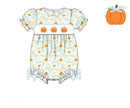 PRE ORDER Girls Smocked Blooming Pumpkins Bubble | ETA to LBS: SEPTEMBER