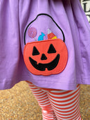 PRE ORDER Girls Smocked Trick or Treat Legging Set | ETA to LBS: SEPTEMBER