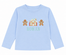 PRE ORDER Boys Hand Embroidered Gingerbread Lane Shirt Only | ETA to LBS: OCTOBER
