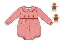 PRE ORDER Boys Smocked Vintage Gingerbreads Bubble | ETA to LBS: OCTOBER