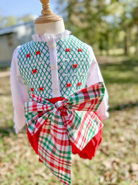 Girls Holly Jolly Heirloom Bubble