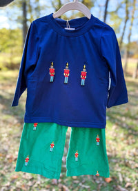 Boys Preppy Toy Soldiers Corduroy Pants Set