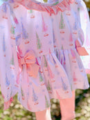 Girls Pastel Bottle Brush Trees Legging Set