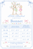 Girls Smocked Christmas Heirloom Keepsake Bonnet