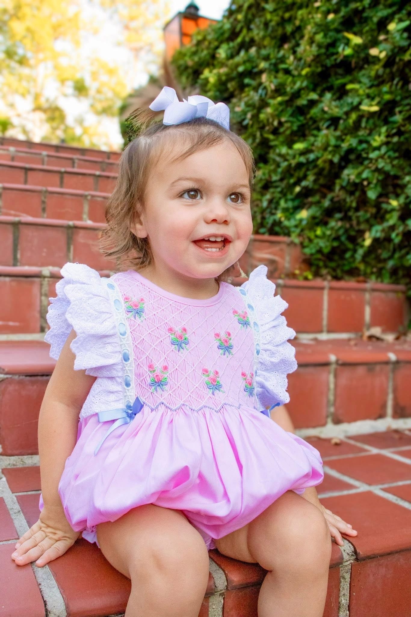 PRE ORDER Girls Bouquet Blooms Smock Bubble | ETA to LBS: LATE March