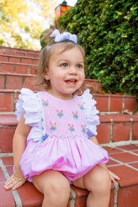 Girls Bouquet Blooms Smock Bubble