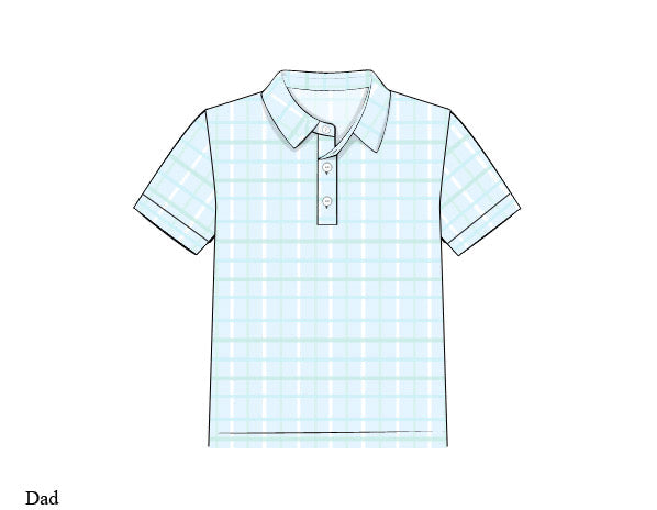 PRE ORDER Mens Father’s Day Plaid Dress Shirt | ETA to LBS: LATE March
