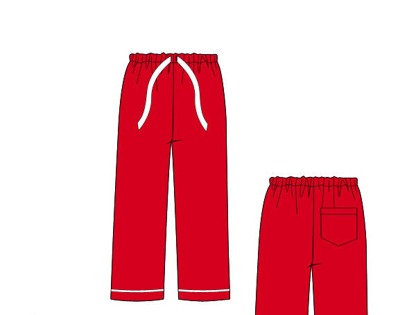 PRE ORDER Men’s I Believe Solid Red Knit Lounge Pants | ETA to LBS: OCTOBER