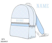PRE ORDER Blue Gingham Luggage Collection | ETA to LBS: DECEMBER