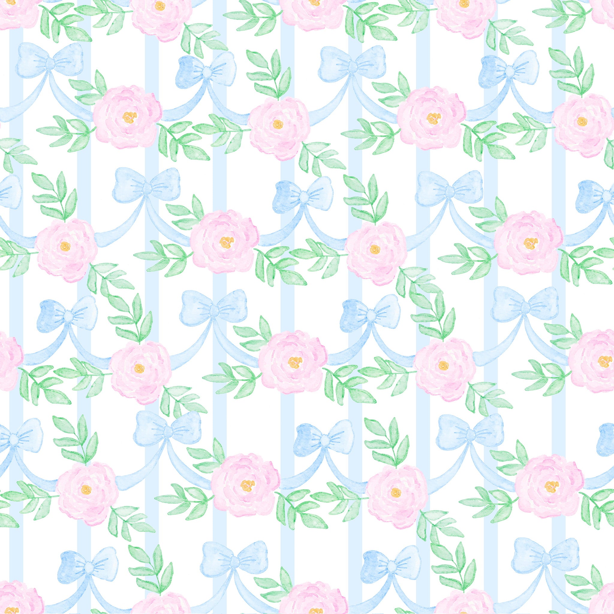 PRE ORDER Women's Bow Vine Bamboo Pajama Short Set