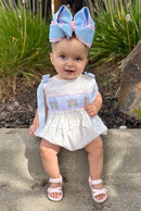 Girls Smocked Butterfly’s Bubble