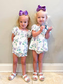 Girls Butterfly Garden Knit Bloomer Set