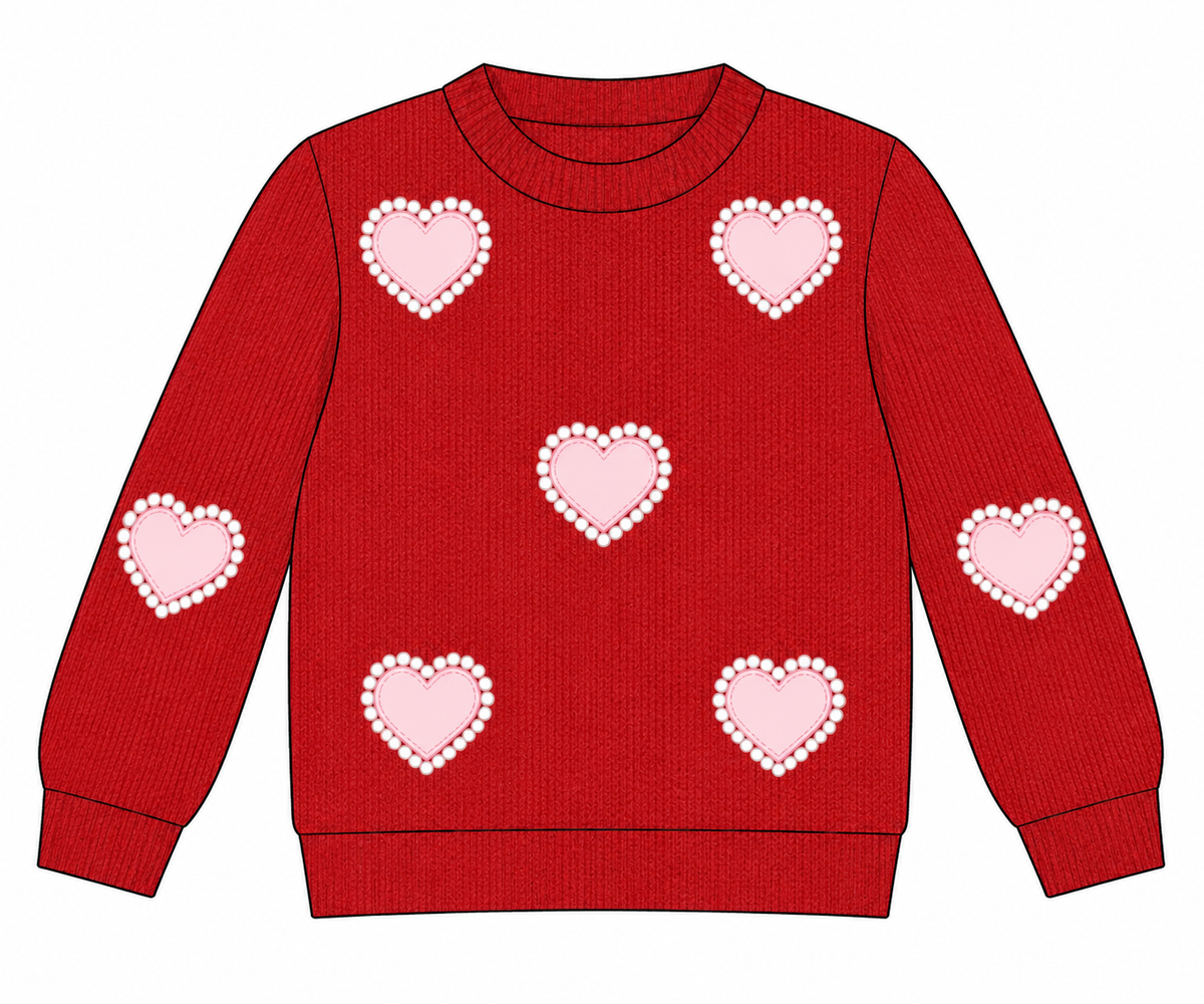 PRE ORDER Women’s Pearl of my Heart Sweater | ETA to LBS: DECEMBER