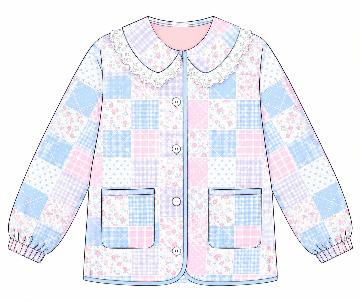 PRE ORDER Women’s Quilted Patchwork Garden Winter Coat | ETA to LBS: DECEMBER