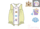 Girls French Knot Sandy Shores Bubble