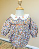 Girls Hand Embroidered Classic Turkey Bubble