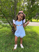 PRE ORDER Girls French Knot Snacks Short Set RTS