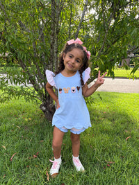 PRE ORDER Girls French Knot Snacks Short Set RTS