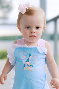 Girls Hand Embroidered All the Magic We Made SunSuit