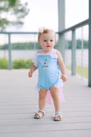 Girls Hand Embroidered All the Magic We Made SunSuit