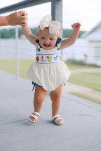 Girls Smocked Circle of Life Bubble