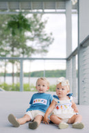 Boys Smocked Circle of Life Short Set