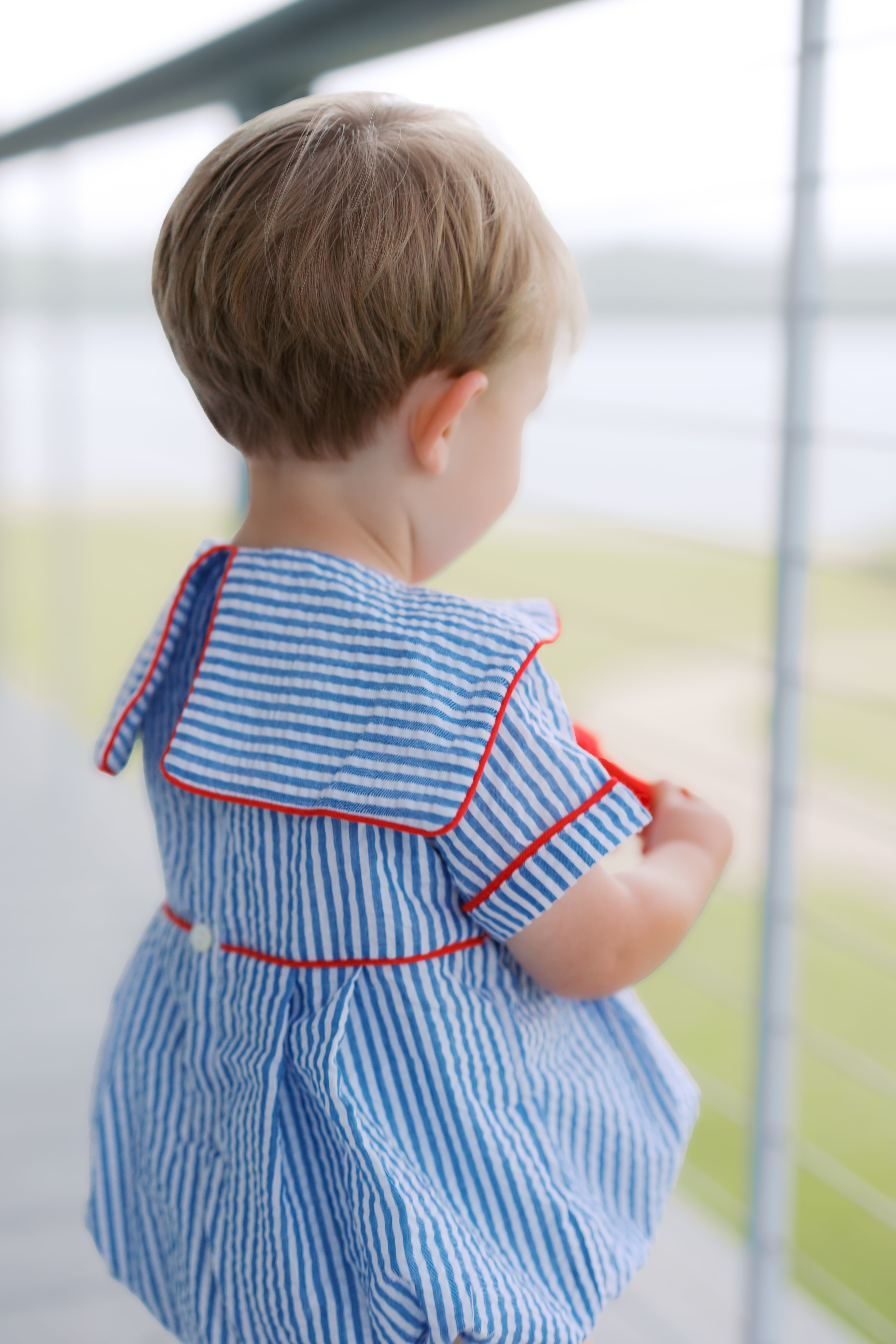 Boys Smocked Cruising Mouse Bubble