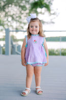 Girls Smocked Part of Your World Bloomer Set & Dress