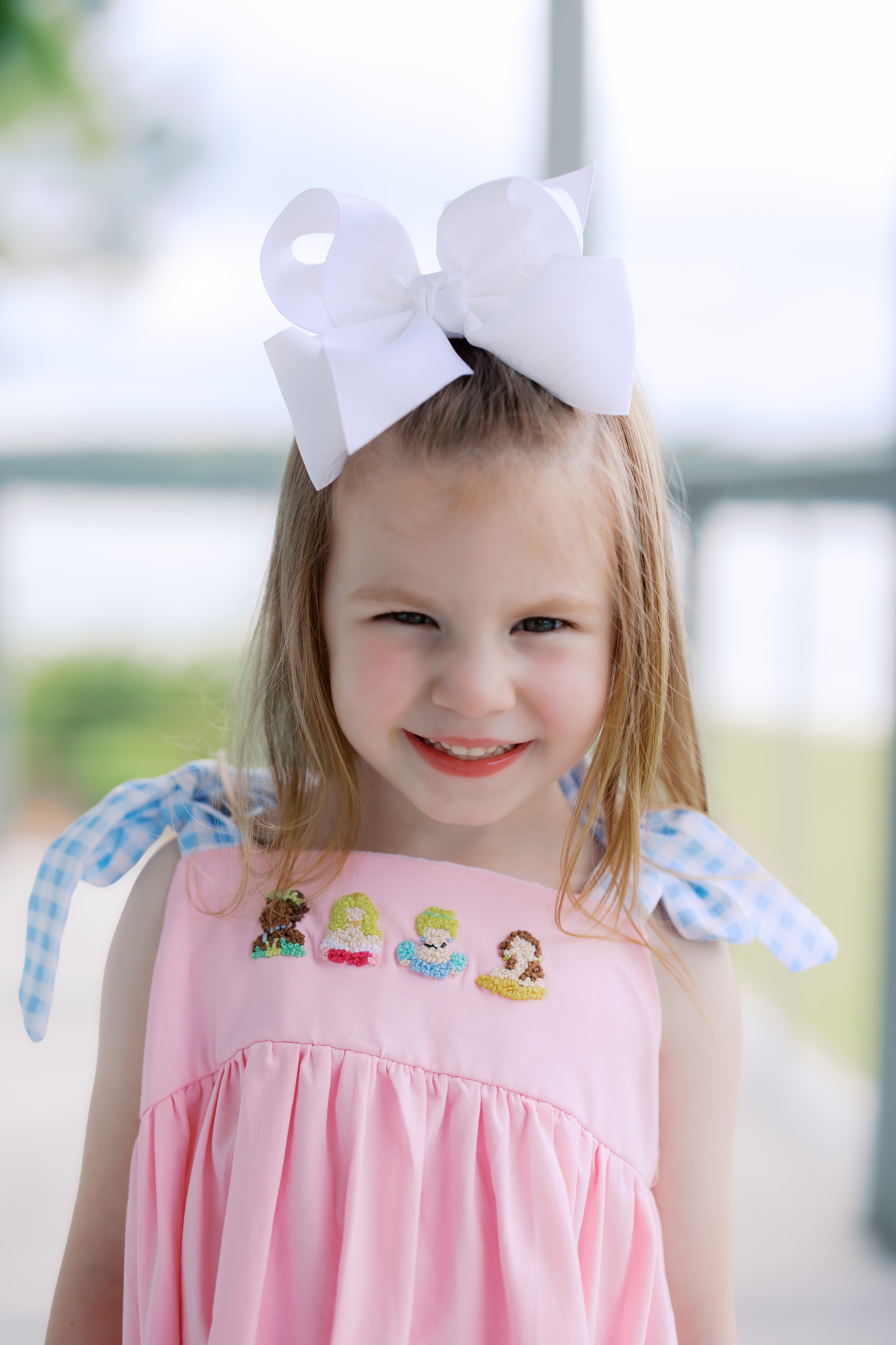 Girls French Knot Royal Princesses Short Set