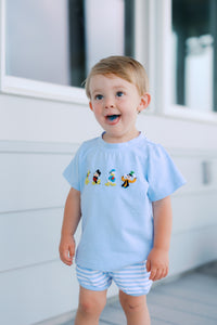 Boys French Knot Best Pals Short Set